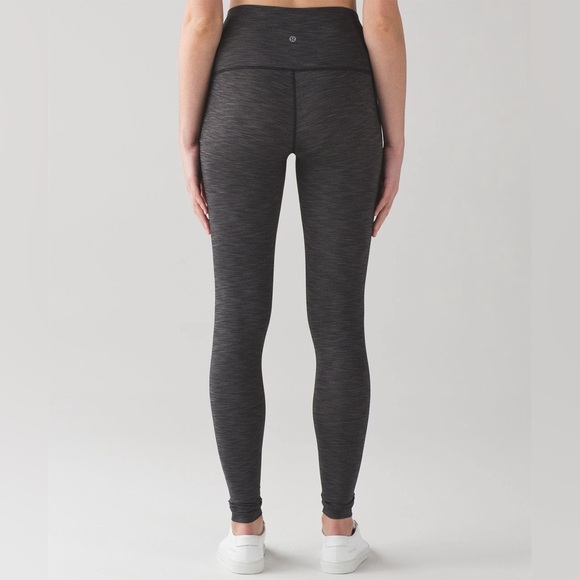 Lululemon Wunder Under High-Rise Tights – Size 8 (dark Heathered grey) - Picture 1 of 7